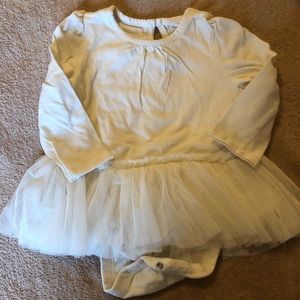 Baby girl onesie dress.